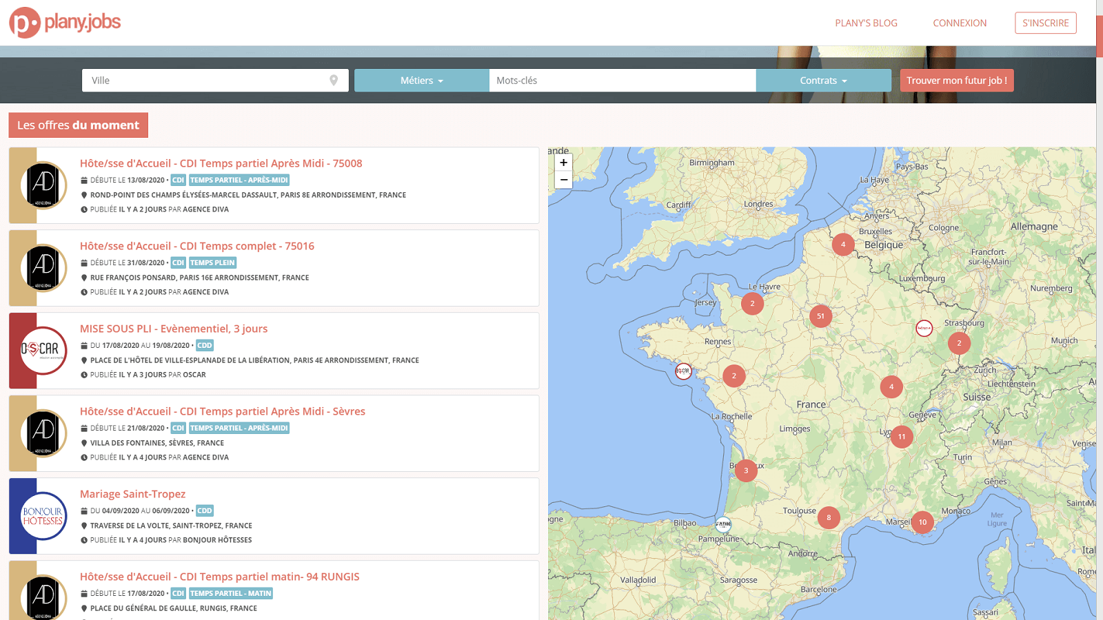 Site d'emploi « plany.jobs »