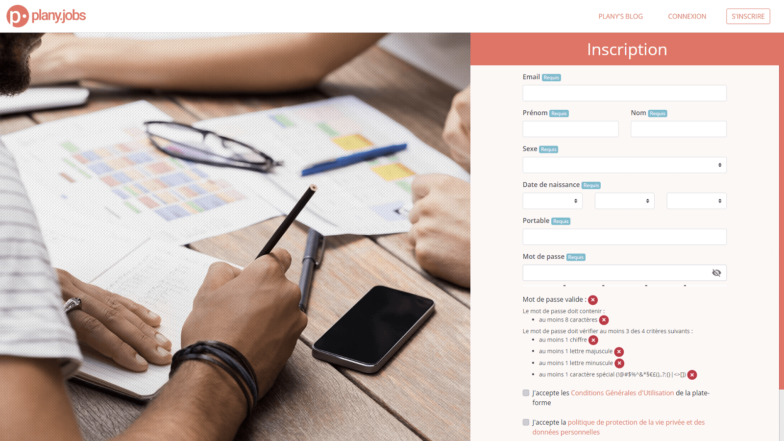 Site d'emploi « plany.jobs »