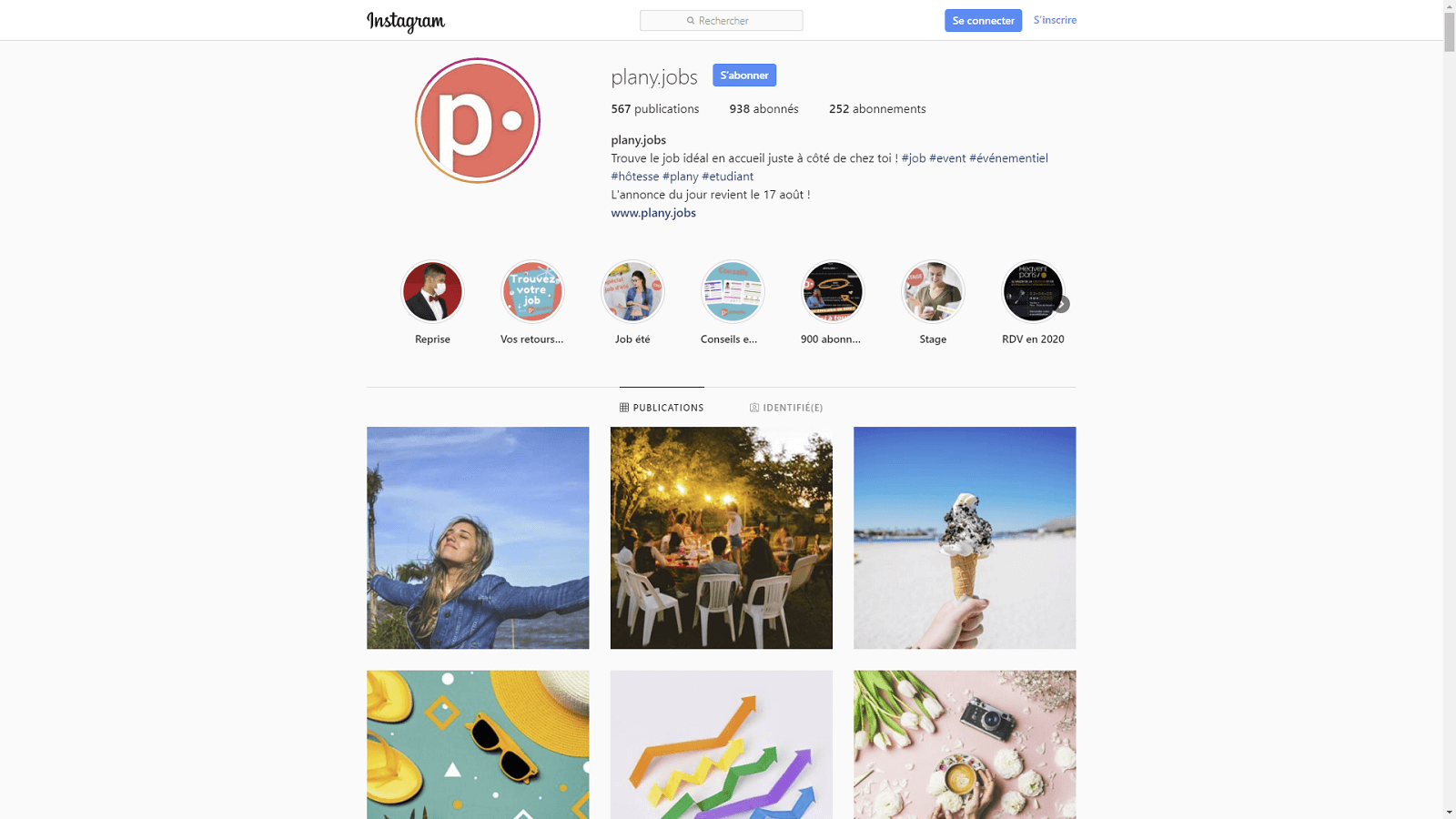 Site d'emploi « plany.jobs »