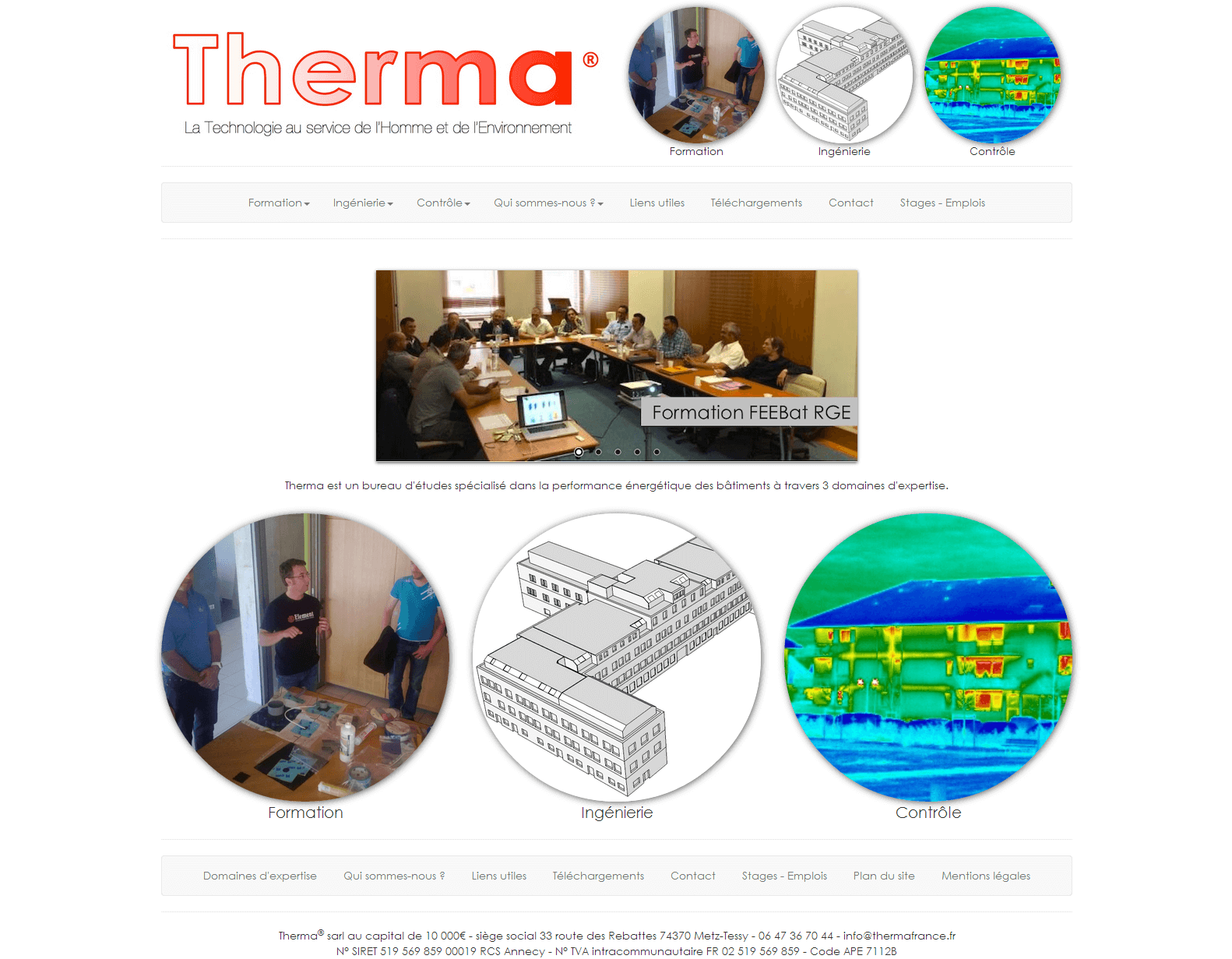 Site web de l'entreprise Therma