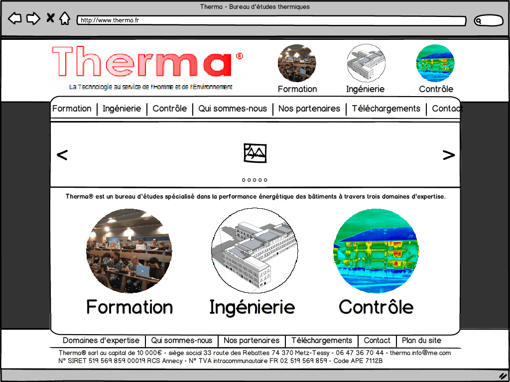 Site web de l'entreprise Therma